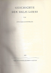 Cover: Geschichte der Dalai-Lamas